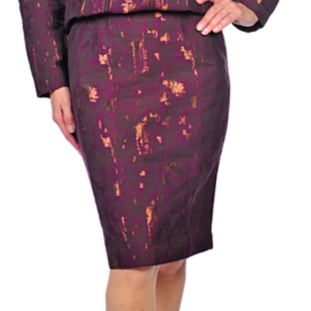 Eureka by Christie Garkinos Brocade Skirt. Size 8